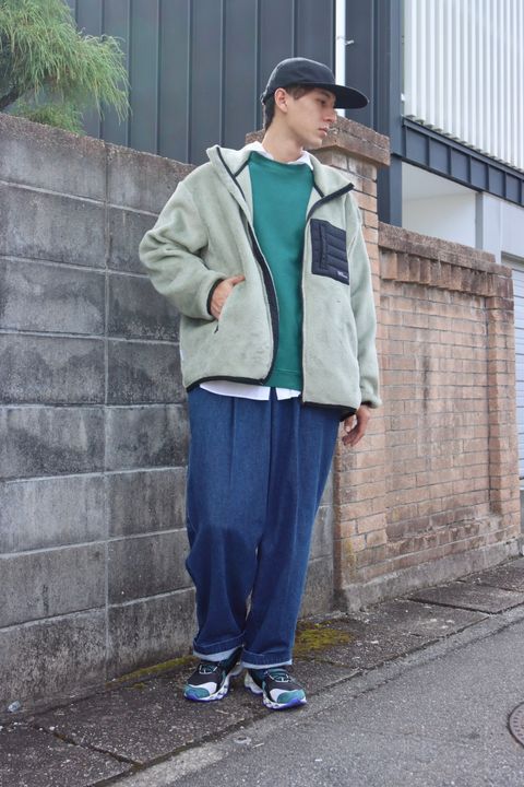 STRIPES FOR CREATIVE FW23 DOWN POCKET PORLATEC JACKETスタイル