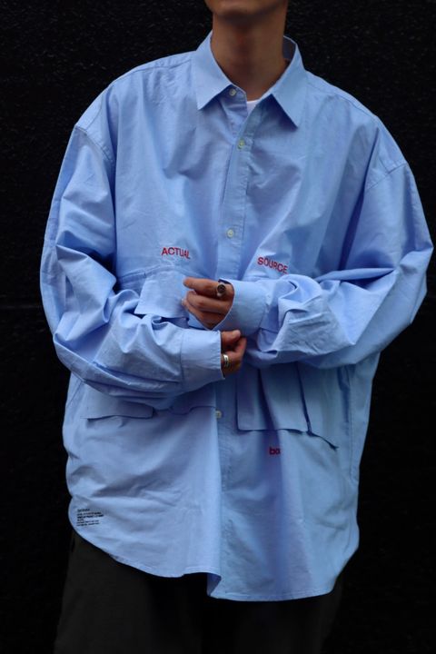 FreshService フレッシュサービス 23AW 新作AS ×FS OXFORD FLAP POCKET L/S SHIRTスタイル
