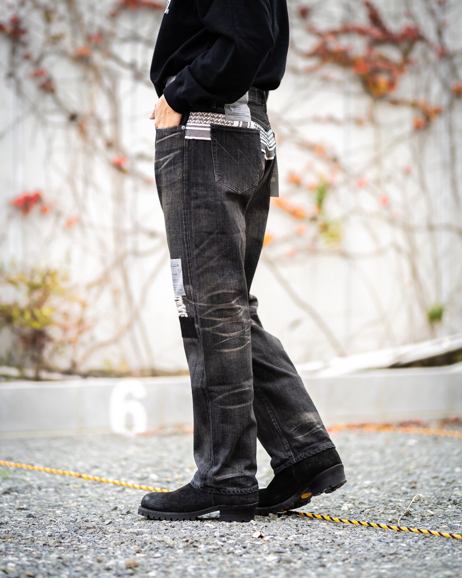 Yohji Yamamoto × NEIGHBORHOOD セルヴィッジデニムパンツ(HK-P94-065-1S26)BLACK☆12月5日(金)発売！