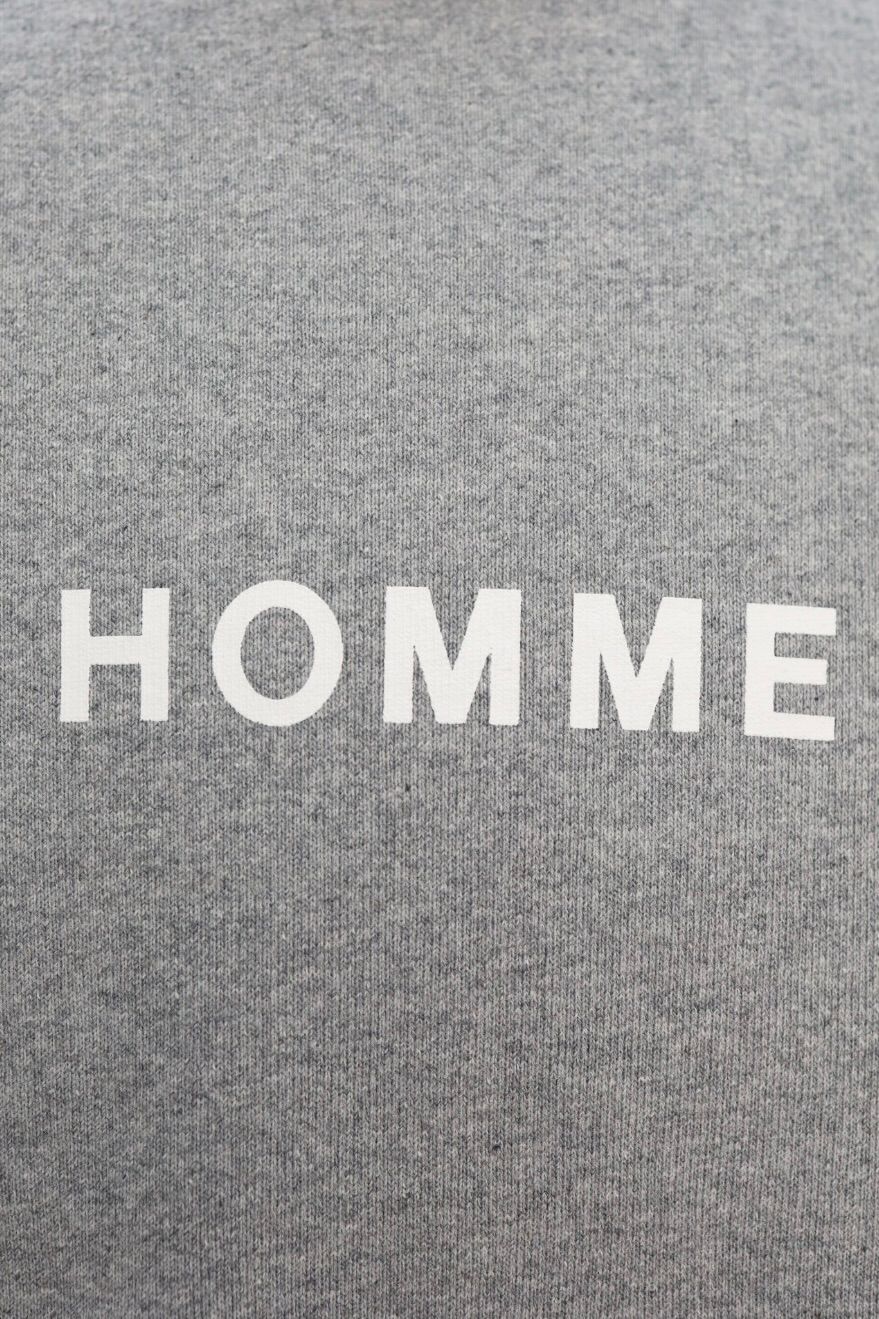 コムデギャルソンオム HOMMEプリントスウェット(HQ-T104-051)T.GRAY☆2月6日(金)発売！