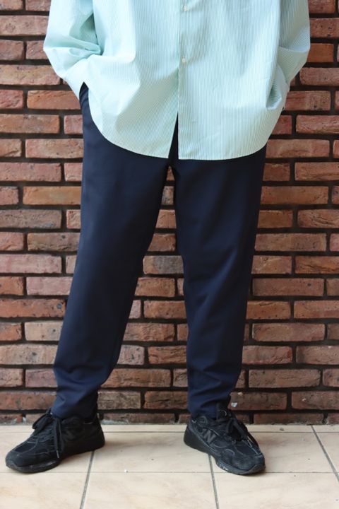 Thomas Mason for Graphpaper L/S Oversized Regular Collar Shirt style.2022.11.26