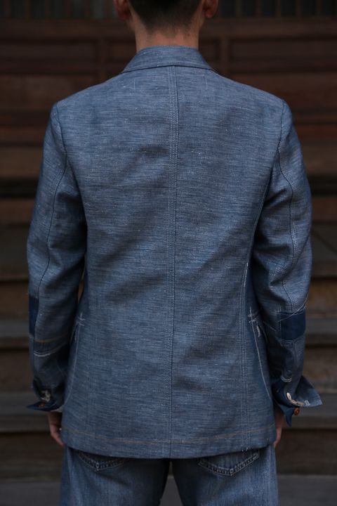 JUNYA WATANABE MAN 綿リネンデニムジャケットstyle.2021.2.7.
