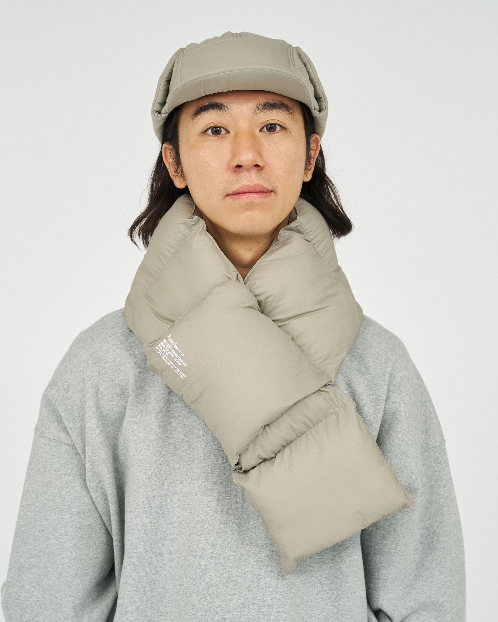 フレッシュサービス PERTEX® QUANTUM AIR MINI RIPSTOP SCARF(FSP253-90198)BEIGE★10月18日(土)発売！