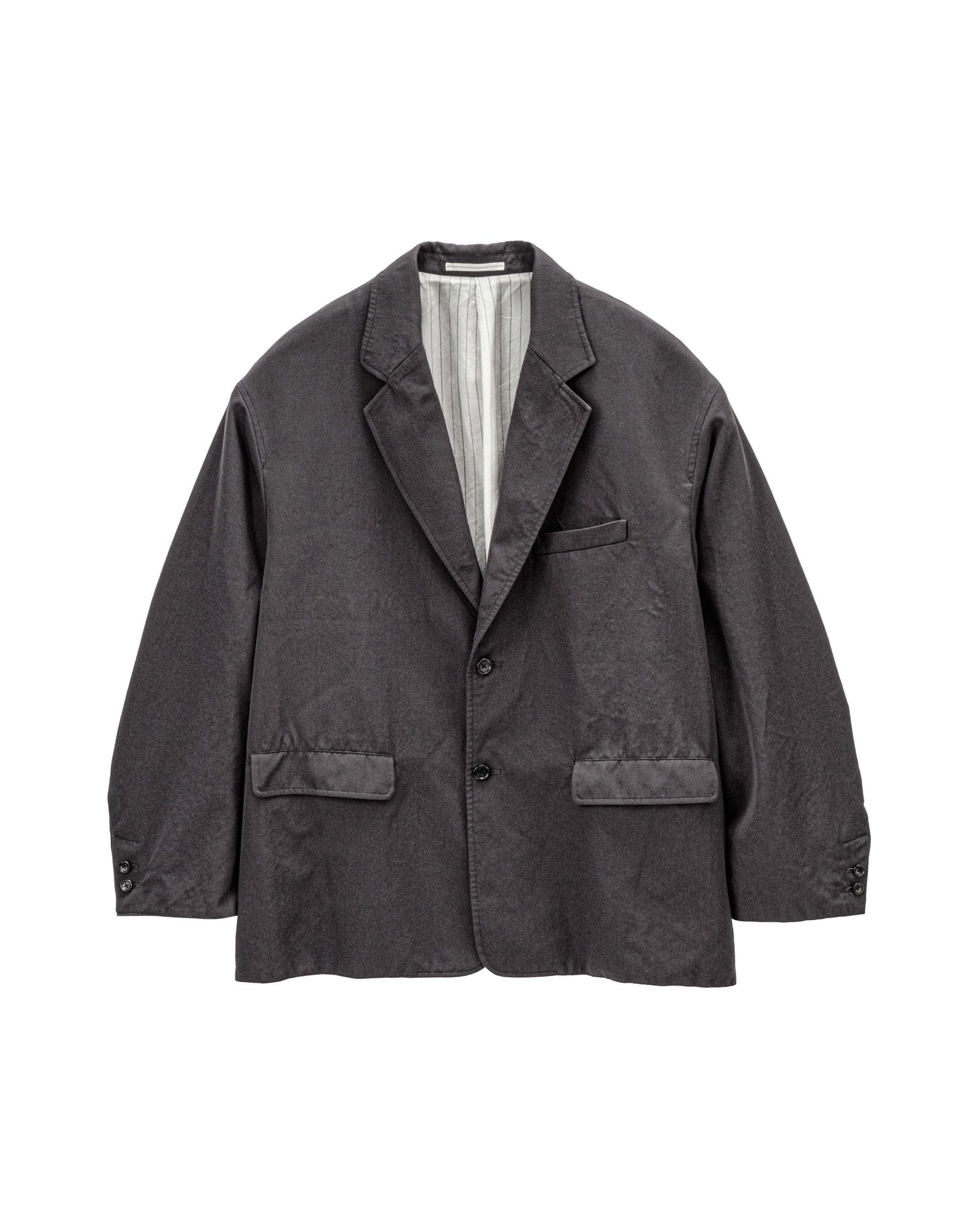 グラフペーパー 26SS Fulled Wool Twill Oversized Jacket(GM261-20340)CHARCOAL☆2月7日(土)発売！