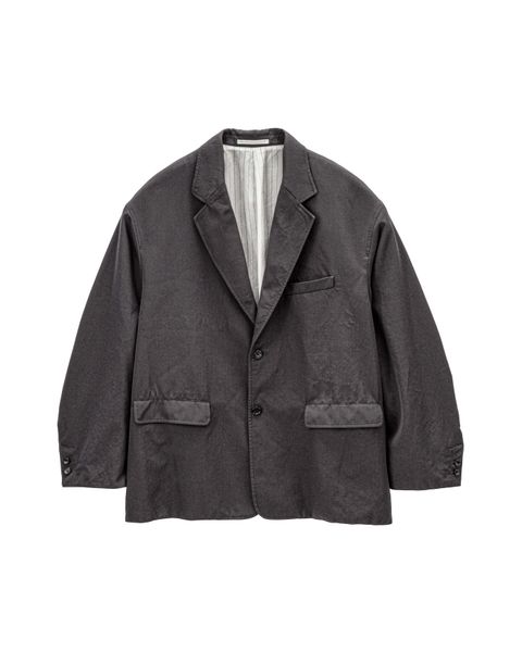 グラフペーパー 26SS Fulled Wool Twill Oversized Jacket(GM261-20340)CHARCOAL☆2月7日(土)発売！