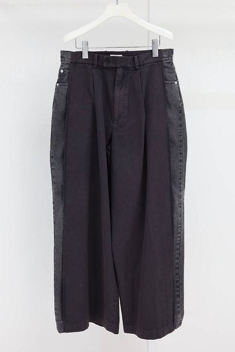 YOKE SPRING SUMMER 2026 Connected Chino&Denim Pants(YK26SS01214P)BLACK☆12月20日(土)発売！