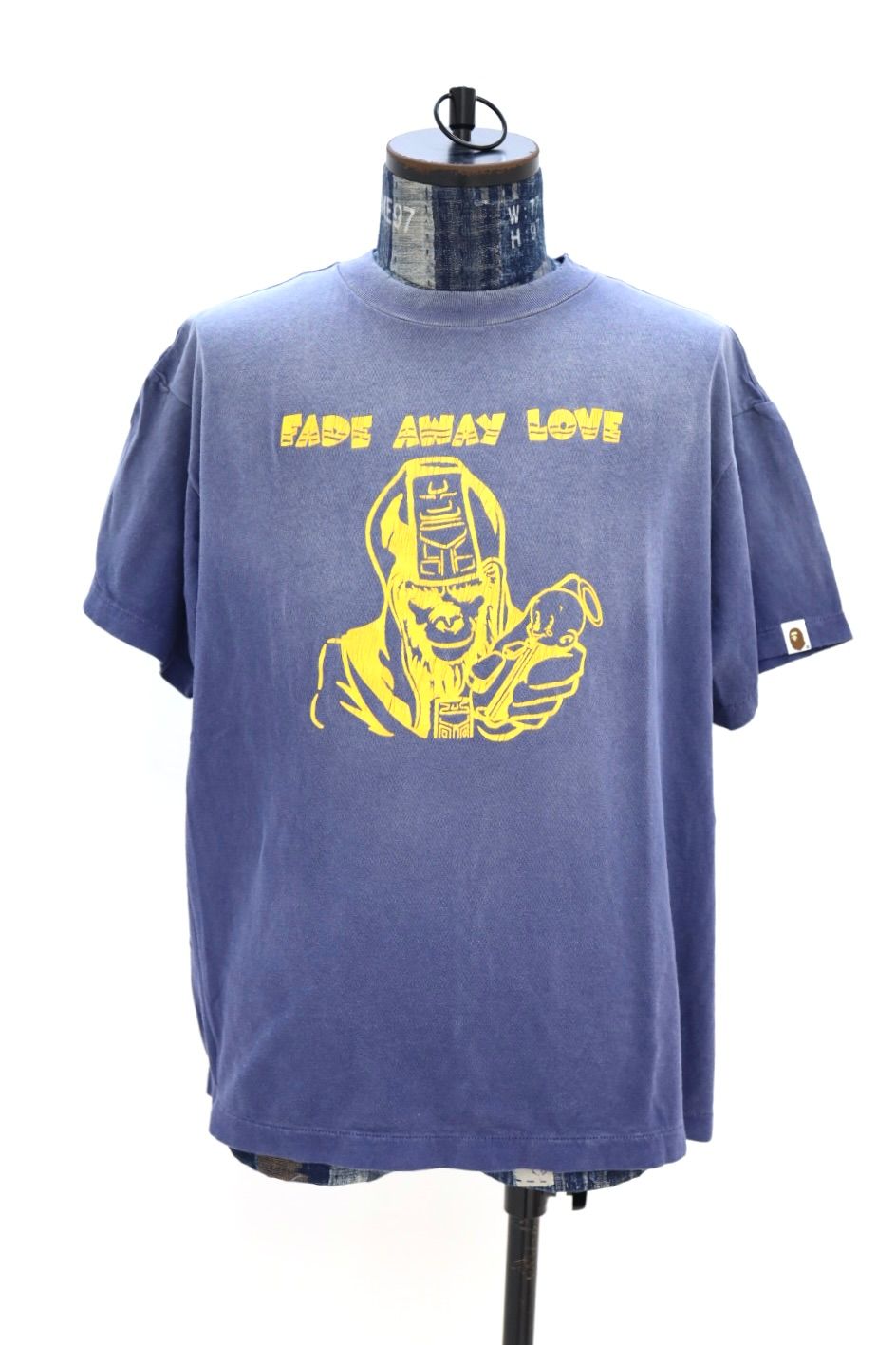 セントマイケル 26SS BAPE_SS T-SHIRT/FADE AWAY LV(SM-MK8-0000-C50)NAVY☆2月7日(土)10:00発売！
