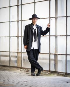 Yohji Yamamoto シングルテーラードジャケット (HW-J35-100-2A26)BLACK