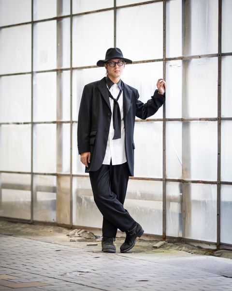 Yohji Yamamoto シングルテーラードジャケット (HW-J35-100-2A26)BLACK☆7月8日(水)発売！
