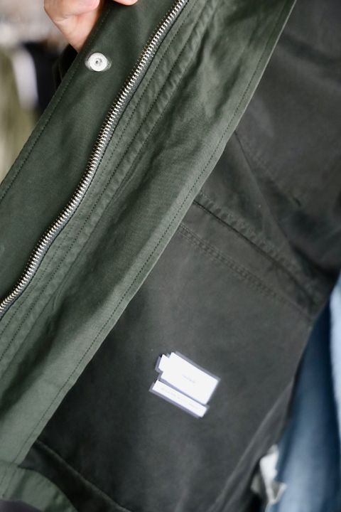 Graphpaper Cotton Cupro Back Satin Military Jacketスタイル2025.9.6.