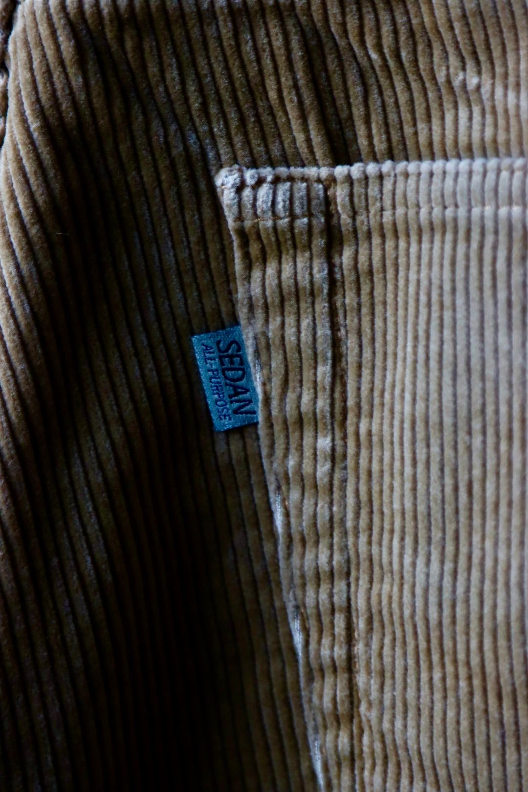 セダンオールパーパス23FW OVAL LOGO CORDUROY PANT(SD23F-PT06)CAMEL