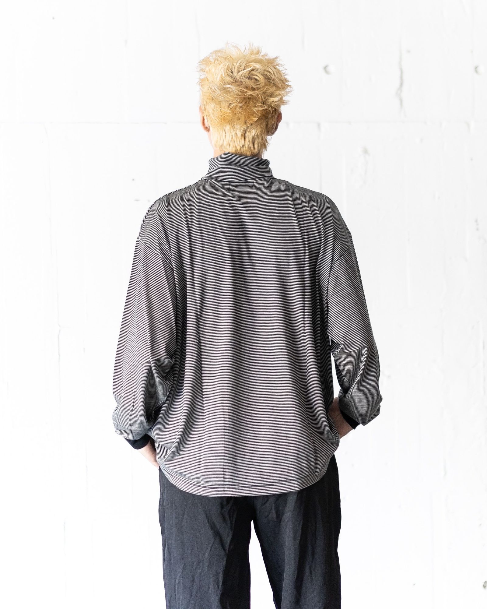 Graphpaper Wool Border L/S Turtle Neck Tee 新作発売！