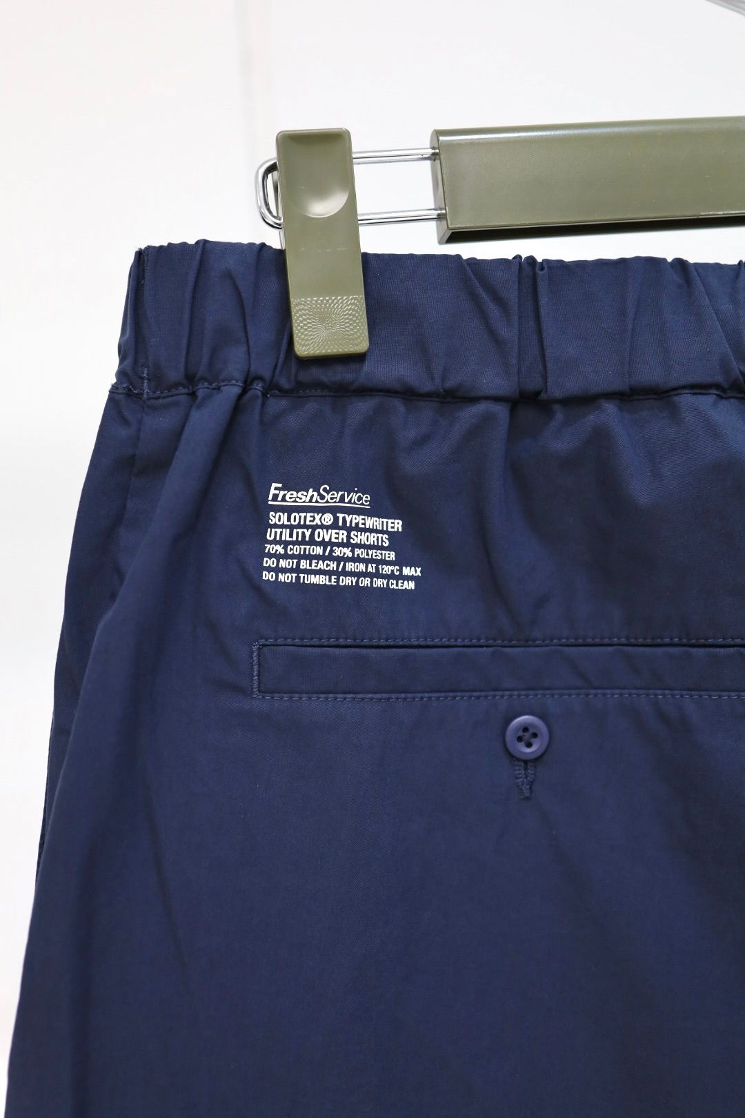 フレッシュサービス SOLOTEX® TYPEWRITER UTILITY OVER SHORTS(FSC261-40205)NAVY☆3月20日(金)発売！