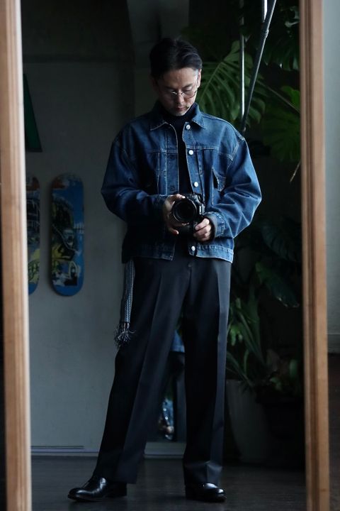 A.PRESSE アプレッセ23SS Covert Cloth Trousersスタイル