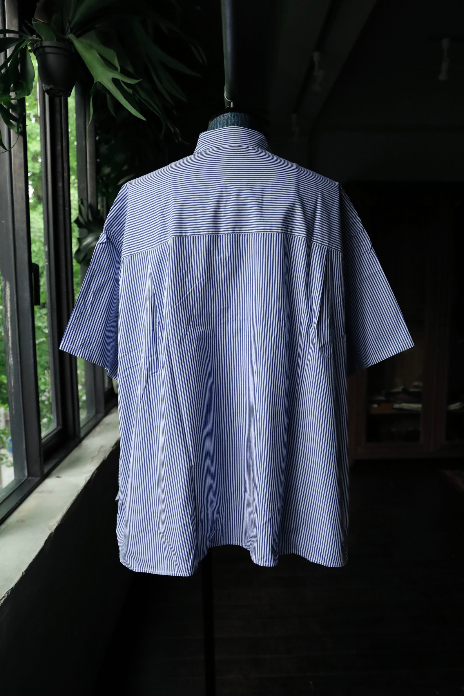 フレッシュサービス  CORPORATE UNIFORM S/S SHIRT(BLUE STRIPE)