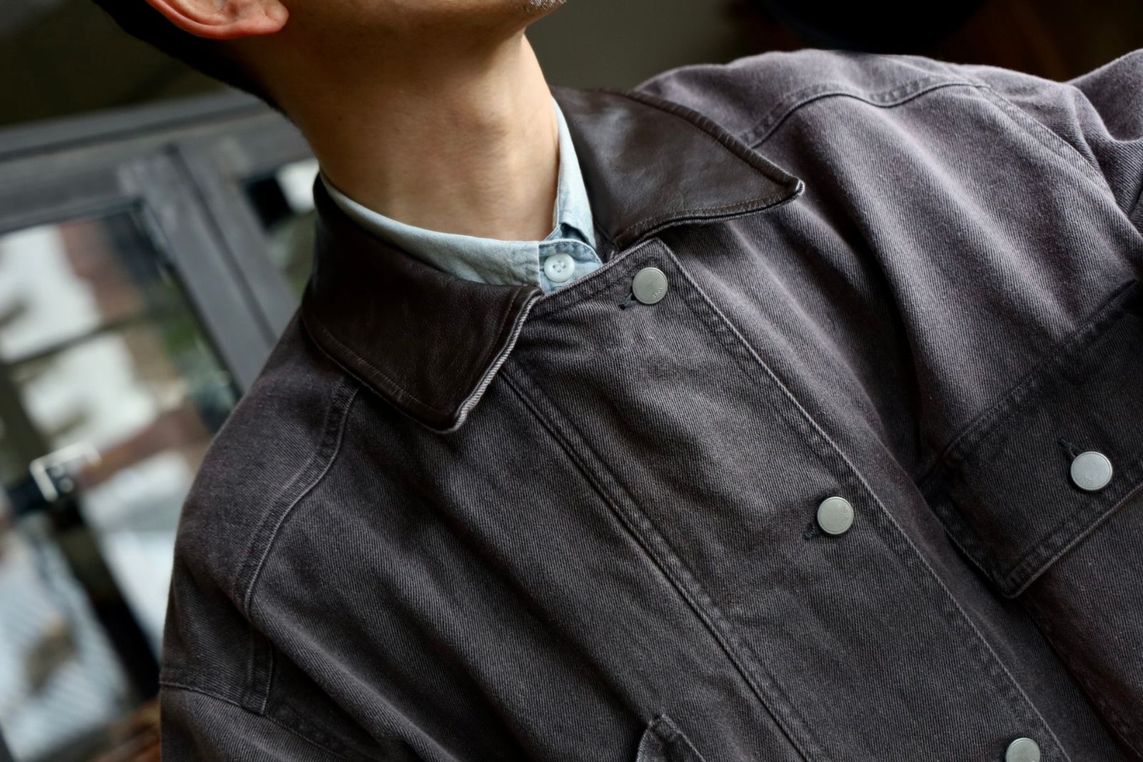 ヨーク25SS カバーオールCOTTON CUT-OFF COVERALL JACKET(YK25SS0925B)DUSTY PINK