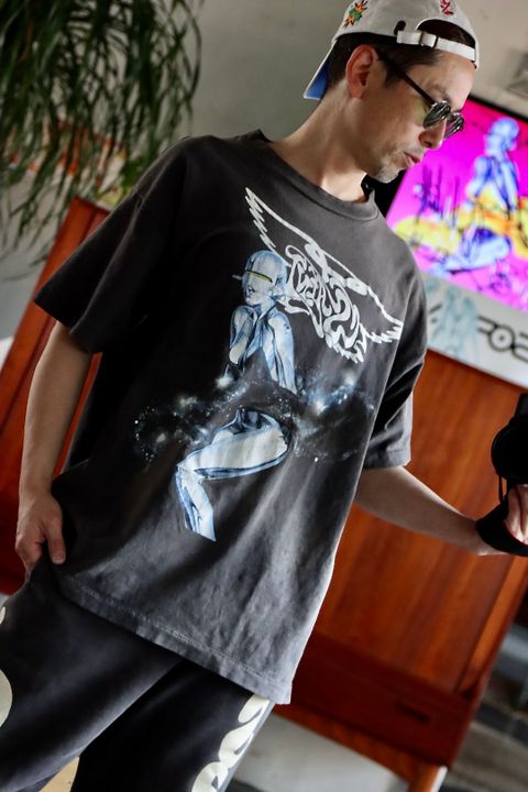 セントマイケル22SS SS TEE SORAYAMA"BLACK".style