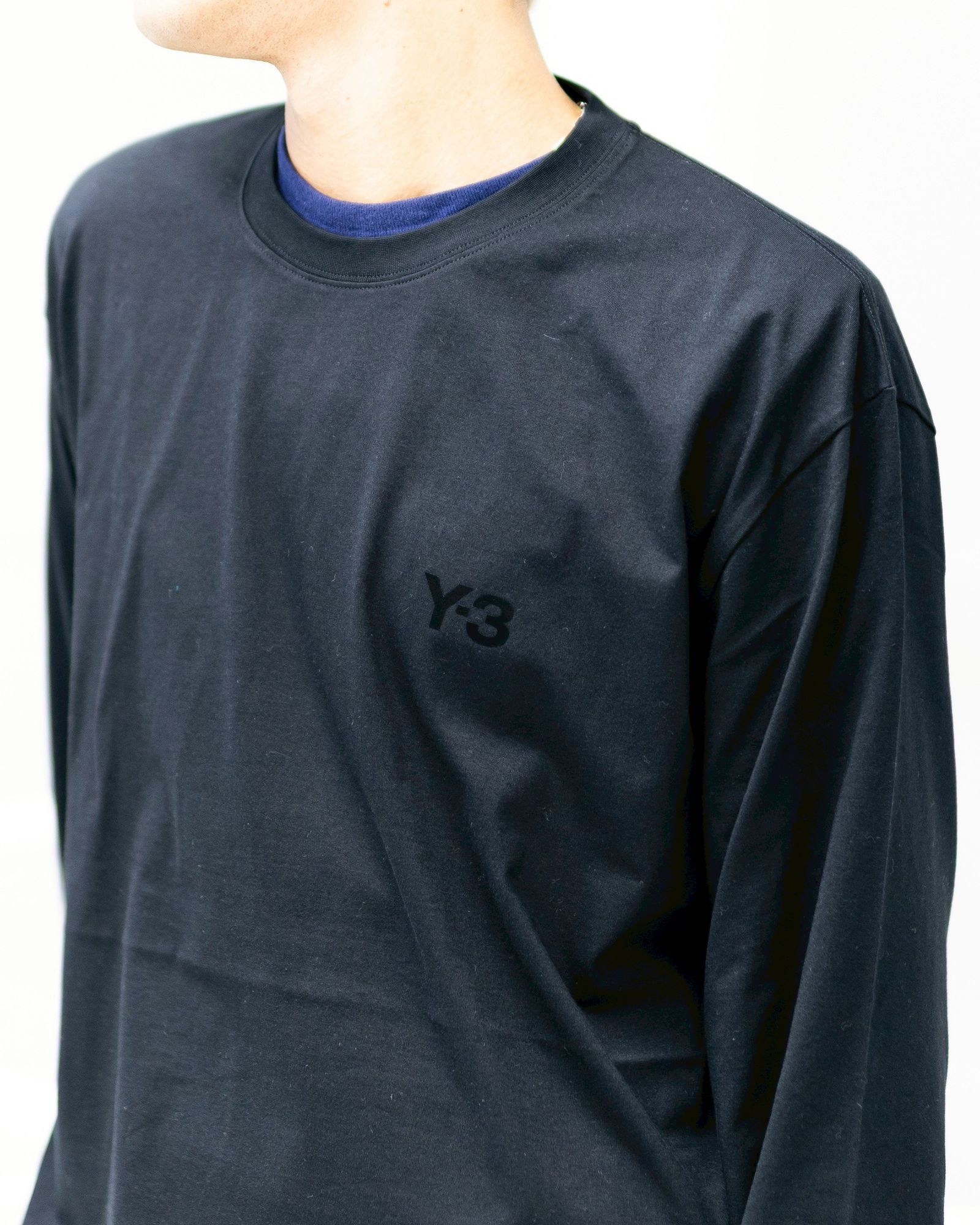 ワイスリー Y-3 LOGO LONG SLEEVE TEE (KQ9778)BLACK☆新作発売！