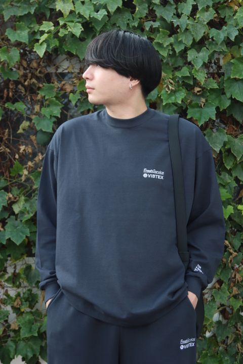 VIBTEX for FreshService “L/S CREW NECK TEE” style.2022.10.23