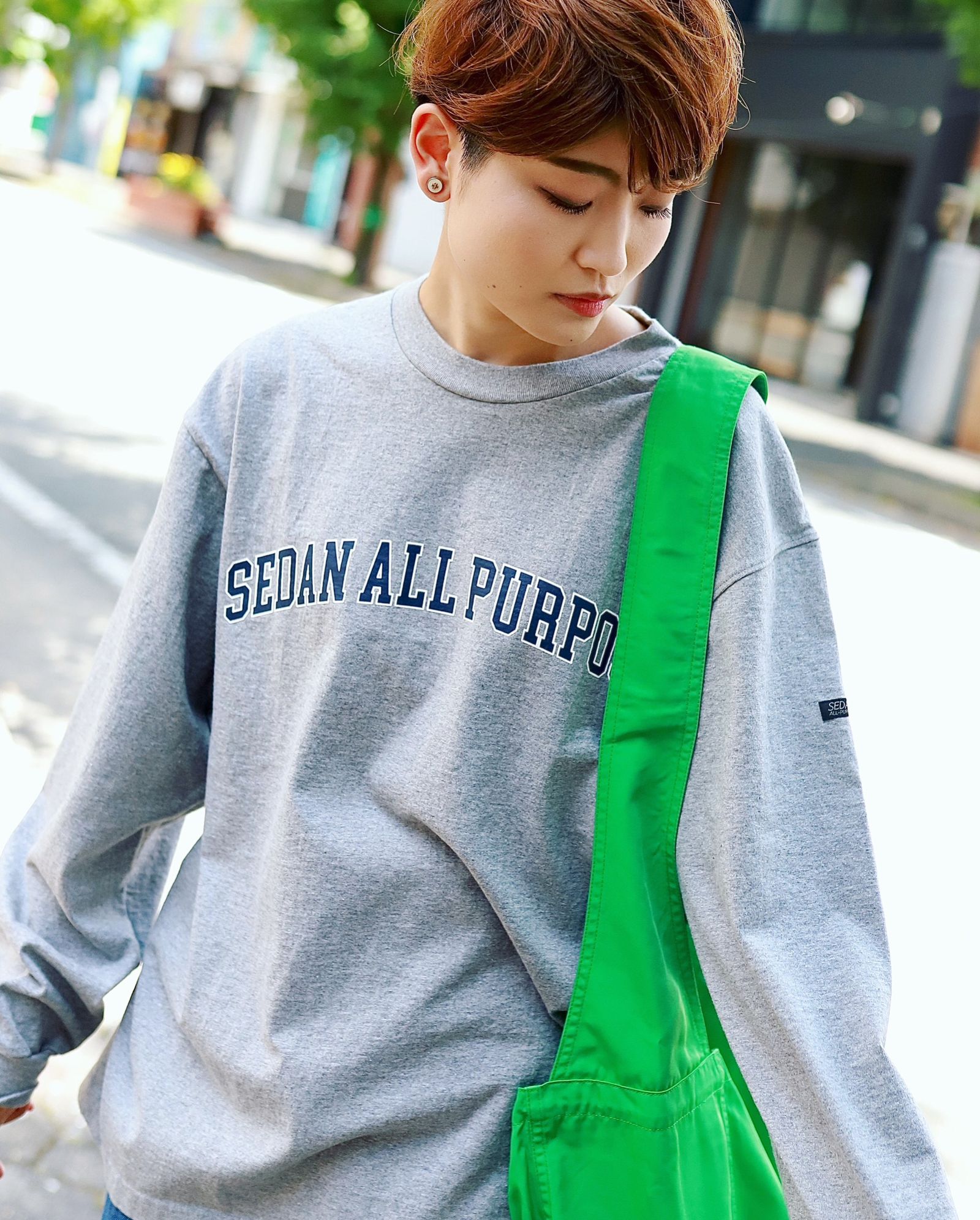 SEDAN ALL-PURPOSE 新作Arch Logo L/S Tee style.2023.7.28