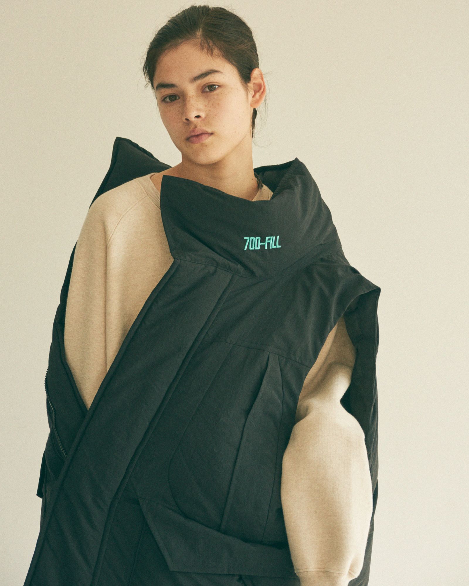 S.F.C エスエフシー23FW GOZILLA 700FILL VEST(SFCFW23J03)Black