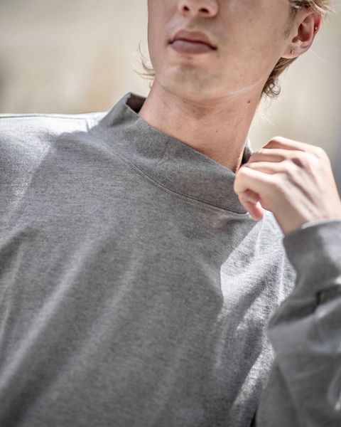 A.PRESSE Cashmere Blend Turtle Neck L/S T-Shirt style 2024.7.27日発売！