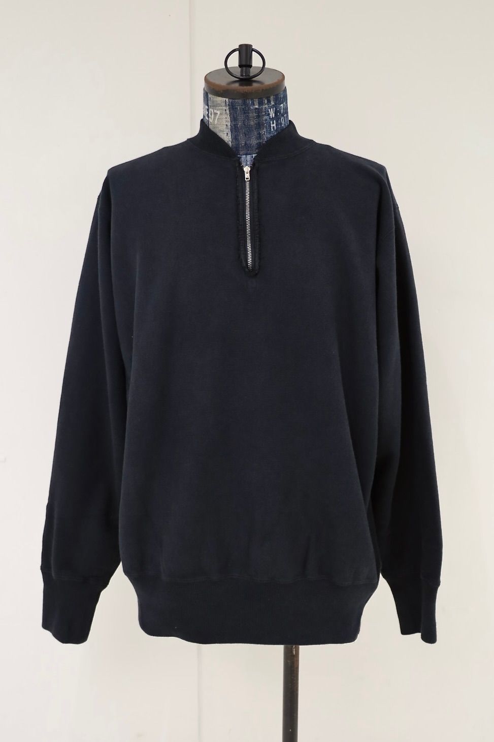 アプレッセ 2026 STYLE2 Vintage Half Zip Rib Collar Sweatshirt(26AAP-05-11)BLACK☆8月22日(土)発売！