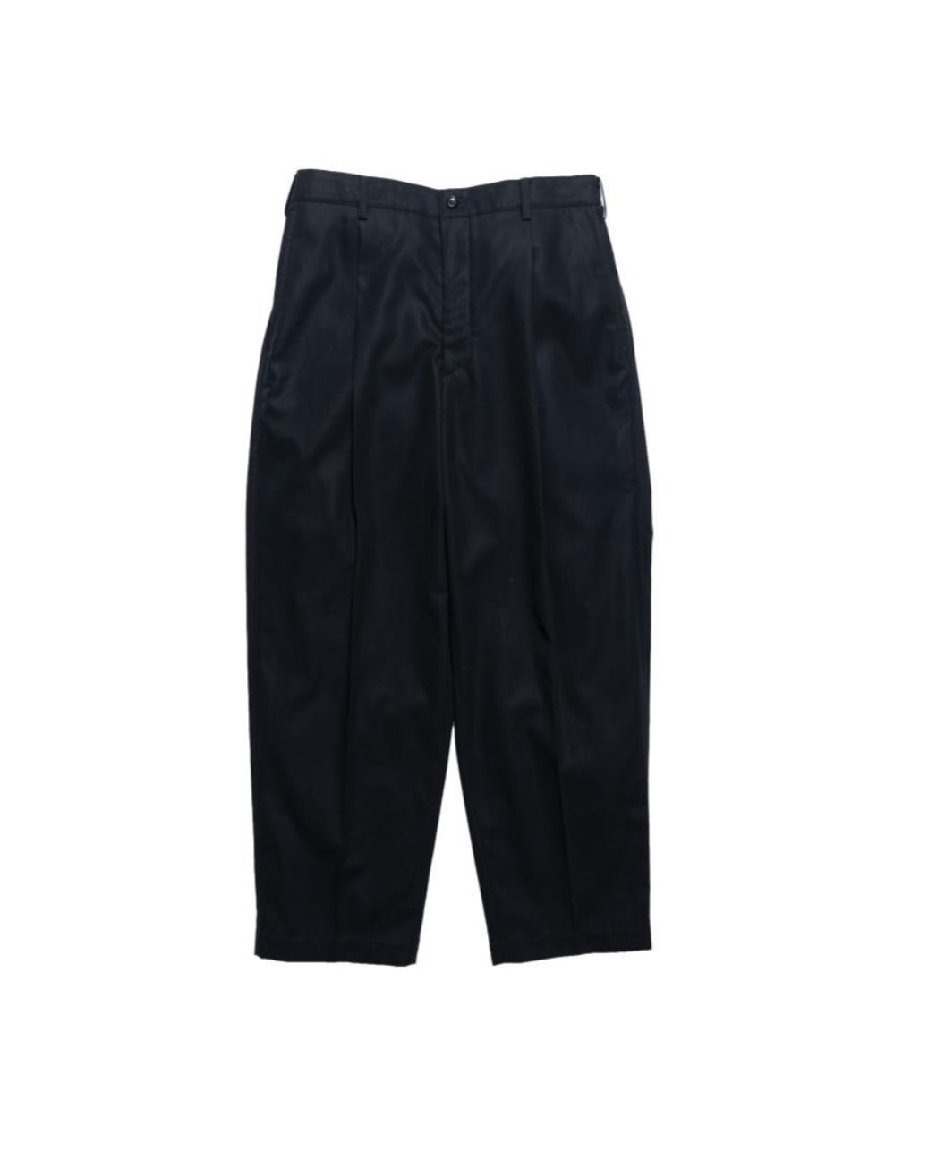 グラフペーパー 26SS Wooly Cotton Twill Wide Tapered Slacks(GM261-40047B)BLACK☆1月31日(土)発売！