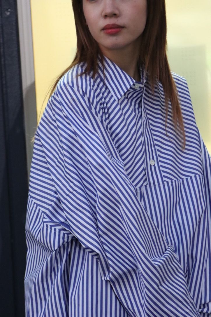 FreshService 22AW CORPORATE STRIPE ANORAK SHIRT style.2022.10.29