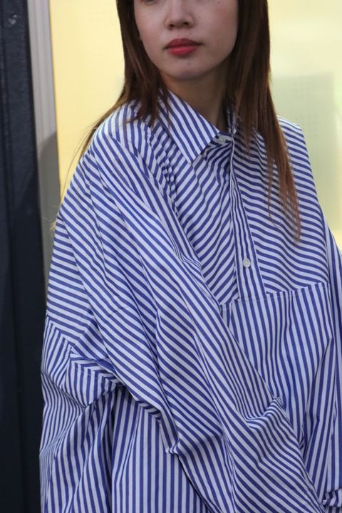 FreshService 22AW CORPORATE STRIPE ANORAK SHIRT style.2022.10.29