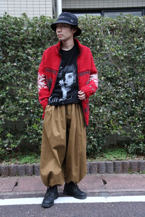 Yohji Yamamoto "BANG ON!" 新作ニットブルゾンstyle.2020.12.21.