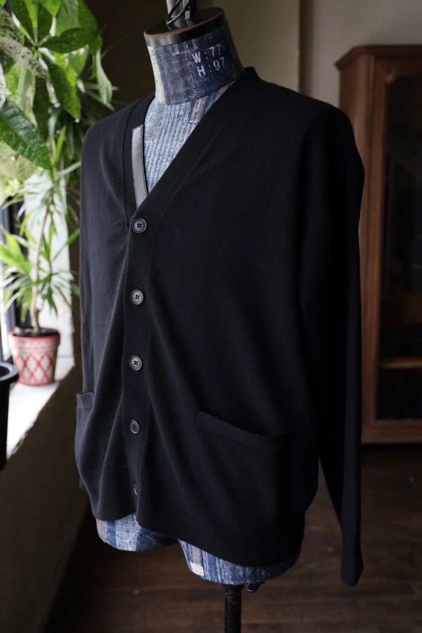ヨーク 25FW FINE GAUGE CARDIGAN(YK25FW01125S)BLACK☆9月6日(土)発売！