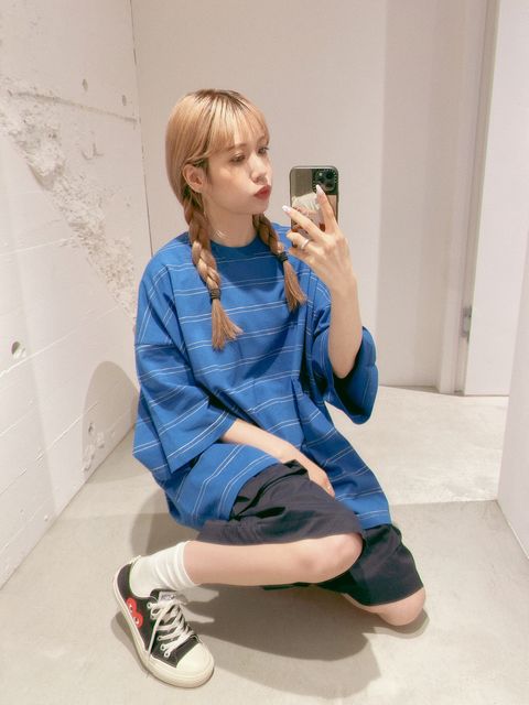 S.F.C-Stripes For Creative- 新作DOUBLE WIDE SIDE STRIPE TEE style.2024.3.29