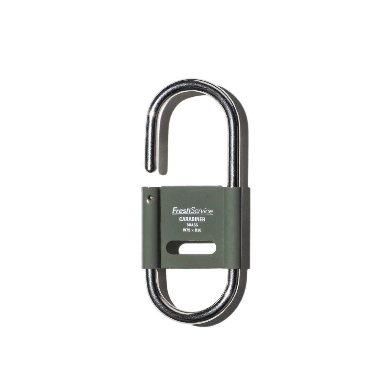 フレッシュサービス カラビナキーリング CARABINER KEYRING(FSP243-99046B)KHAKI☆再入荷！