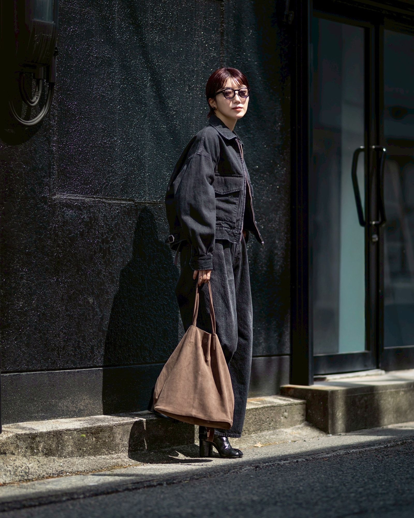 Morphee / モルフェトートバッグ 3WAY LARGE TOTE(L SIZE)SUEDE [ELEPHANT]☆新作発売！