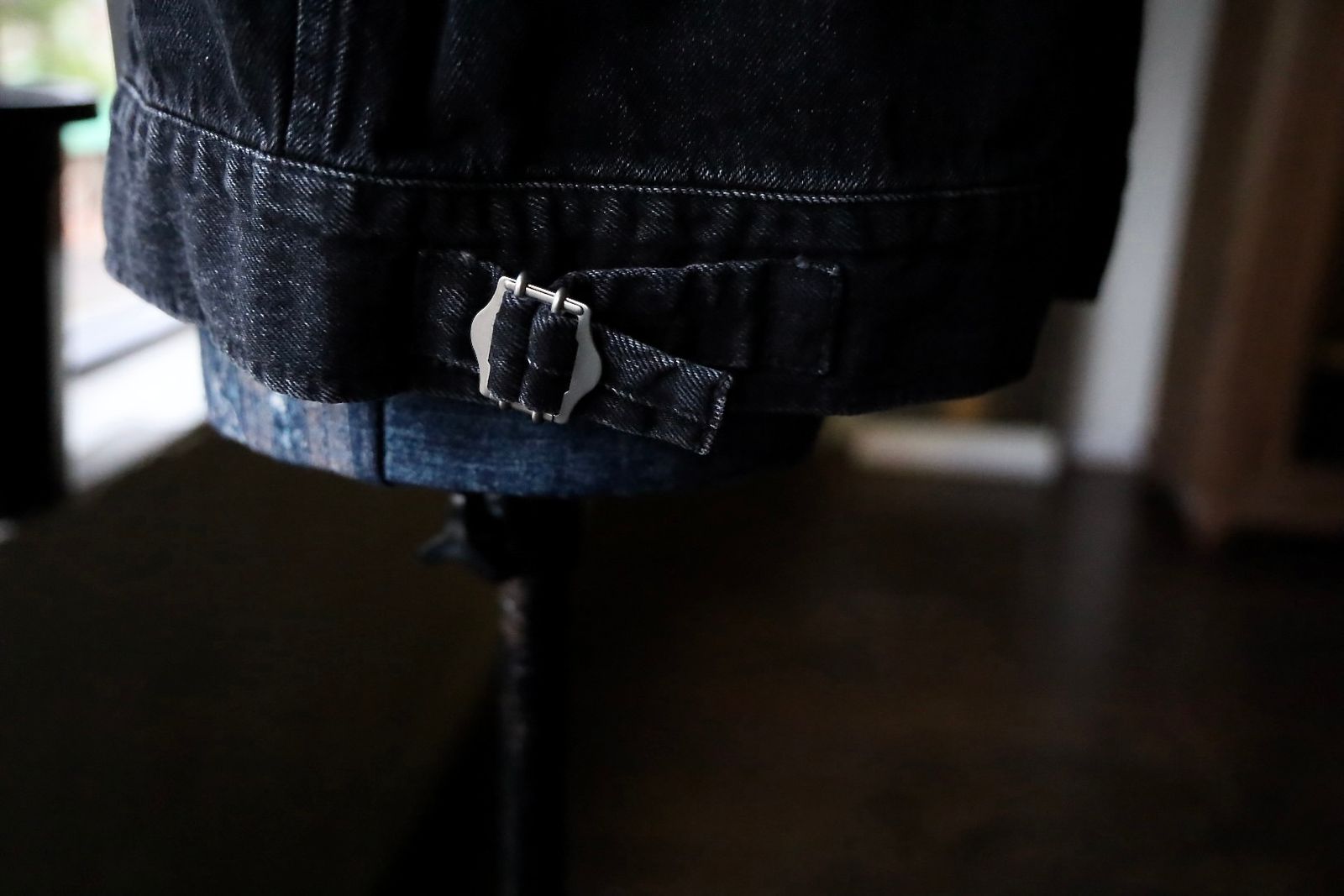 グラフペーパー Selvage Denim Zip Jacket(GU253-20056DB) BLACK_DARK FADE