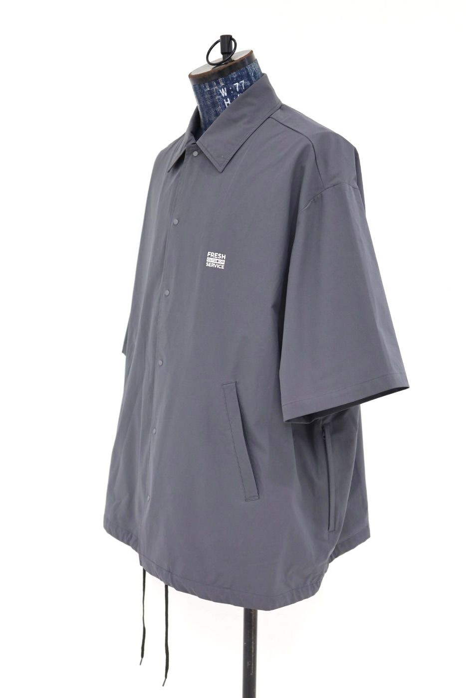 フレッシュサービス  INSECT SHIELD S/S COACH JACKET(FSC262-30033)GRAY