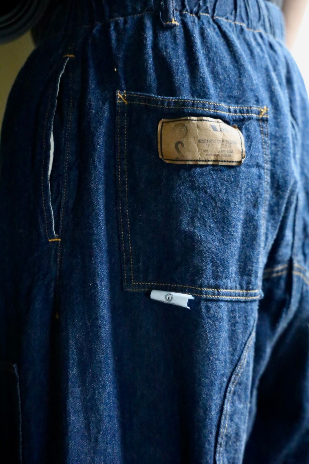 Gurank 25FW 8オンスダブルニーパンツ 8oz raw denim double knee pant (2550)INDIGO