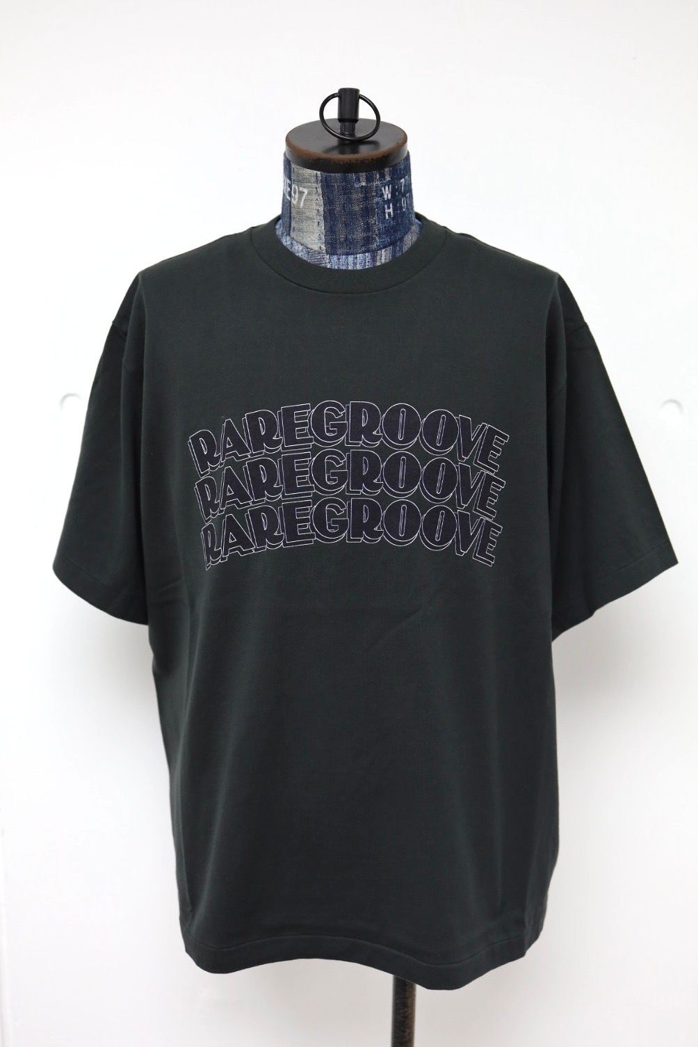 blurhms ROOTSTOCK ブラームスルーツストック 26SS RAREGROOVE Print Tee WIDE(bROOTS25S34S26B)INK BLACK x BLACK☆4月17日(金)新作発売！