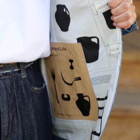 JUNYA WATANABE COMME des GARCONS MAN 綿リネンデニムジャケット(WG-J007-051) style. 2021.04.05.
