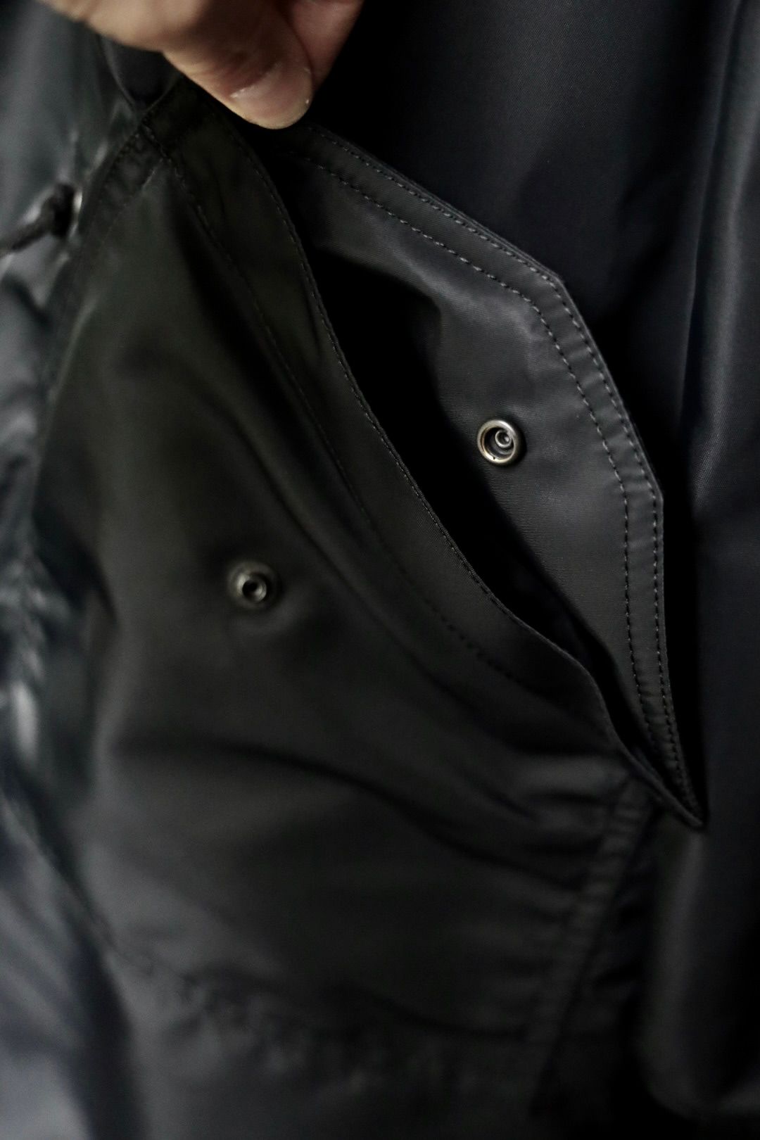 コムデギャルソンオム24AW ナイロンツイルコート(HN-C004-051)BLACK☆10月4日(金)発売！