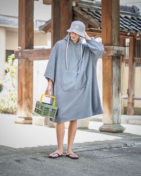 FreshService FLEECE SAUNA PONCHO(GRAY)9月28日(土)新作初売！