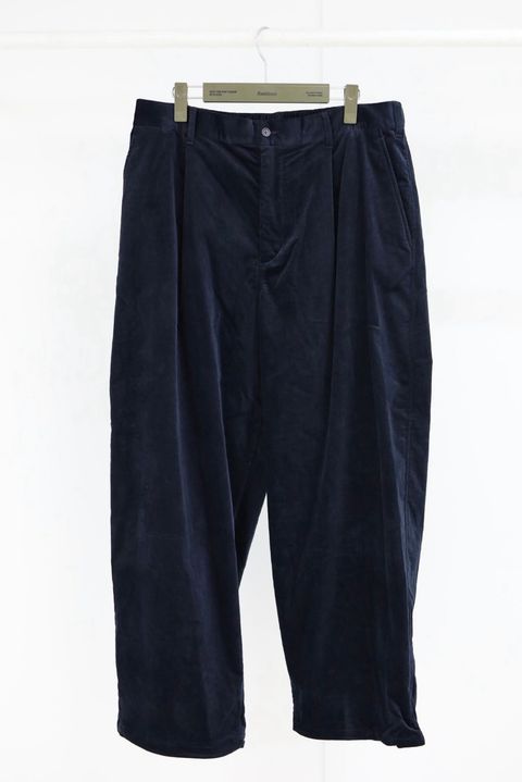 フレッシュサービス 26AW AIR CORDUROY WIDE TROUSERS(FSC263-40087)NAVY☆10月3日(土)発売！