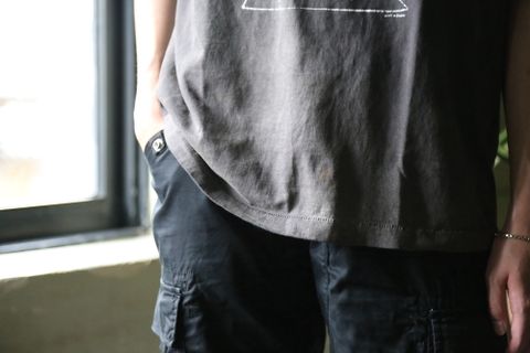 ©︎SAINT M×××××× T-SHIRT BLOCK(SM-A21-0000-001)BLACK style.2021.7.9