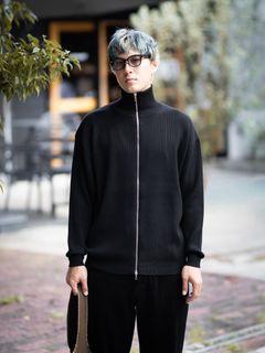 Graphpaper High Density Drivers Knit MARKスタイル