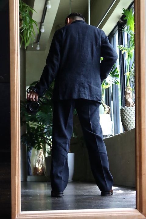 A.PRESSE 22FW Double Breasted Jacketスタイル.2022.8.29.