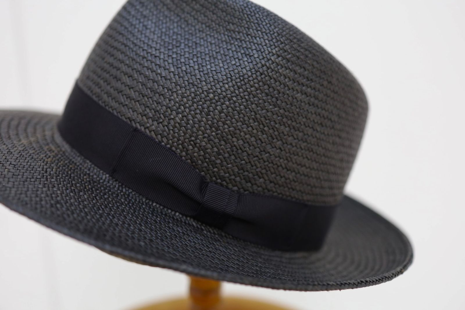 Yohji Yamamoto パナマ素材中折れハット (HK-H03-962)BLACK☆3月18日発売！