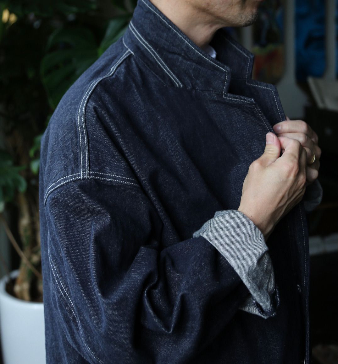 CIOTA for Graphpaper Suvin Cotton Denim Jacket style.8.14 CIOTA for Graphpaper Suvin Cotton Denim Jacket style.8.14