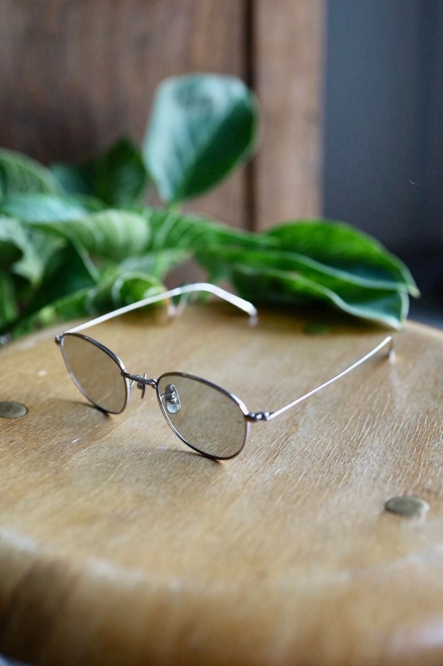 ノチノオプティカル KOUGETSU NOCHINO-N13 #2 PLUTINUM SILVER × GREY GREEN to D.GREY (調光モデル)☆11月22日(土)発売！