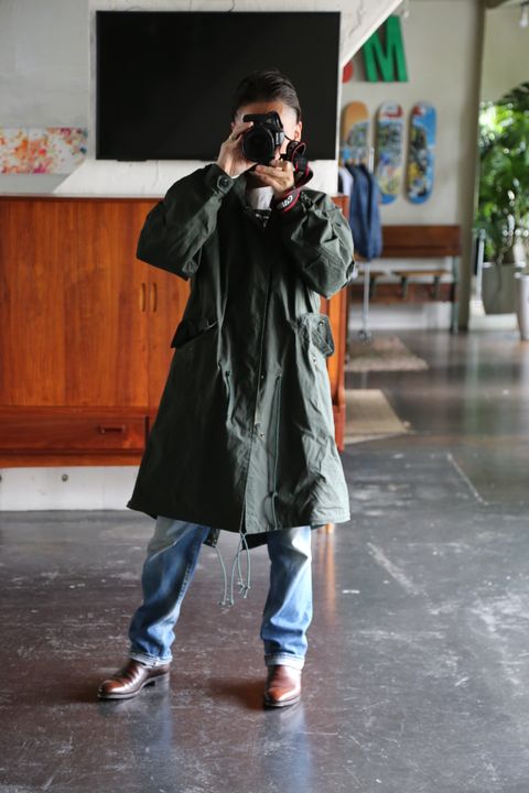 A.PRESSE M-65 Mods Coat(21AAP-01-05M)D.GREEN style※8月21日発売